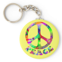 Pattern of Peace Keychain