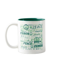Pattern of Peace mugs