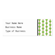 Pattern of Trees. Business Card Template
