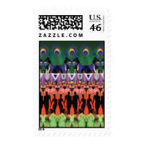 pattern postage medium postage