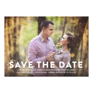 PATTERN | SAVE THE DATE ANNOUNCEMENT