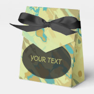 Pattern - splatter camouflage   your text favor box