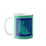 Pattern Stamp Cat Mug