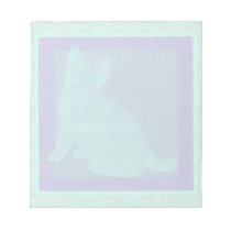 Pattern Stamp Cat Notepad