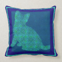 Pattern Stamp Cat Pillows