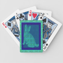 Pattern Stamp Cat Playing Cards