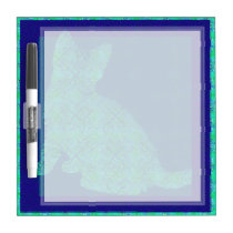 Pattern Stamp Cat Small Dry Erase Board