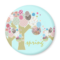 PATTERN TREES REFRIGERATOR MAGNETS