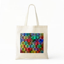 pattern with Christmas balls Canvas Bags