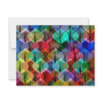pattern with Christmas balls Personalized Invitations
