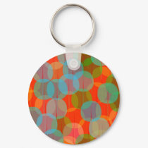 pattern with Christmas balls keychains