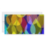pattern with Christmas balls Customized Photo Card
