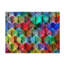pattern with Christmas balls postcards by fotowino pattern with Christmas balls postcards
