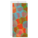 pattern with Christmas balls Rack Cards