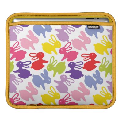 pattern with Easter rabbits Sleeve For iPads
