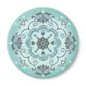 PatternDesign1 Blue Magnet