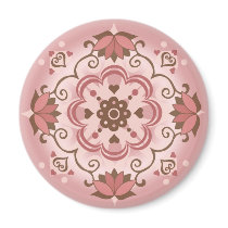 PatternDesign1 Pink Magnet