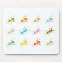 Patterned Ants Mouse Mat
