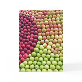 Patterned Apples card