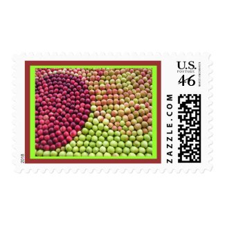 Patterned Apples stamp