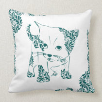patterned cat pillows