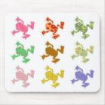 Patterned Frogs Mouse Mats