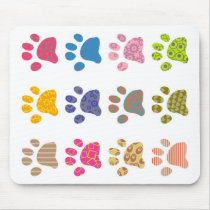 Patterned Paws mousepads by prawny Patterned Paws mousepads