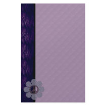 Patterned Peace Flower Personalized Stationery