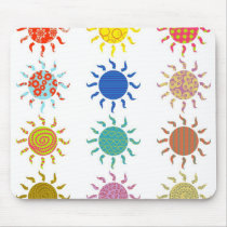Patterned Suns mousepads by prawny Patterned Suns mousepads