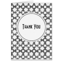Patterned Thank You Card