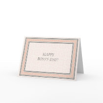 Patterns & Borders 1 Happy Boss's Day Card