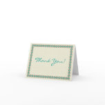 Patterns & Borders 3 Thank You Note Card
