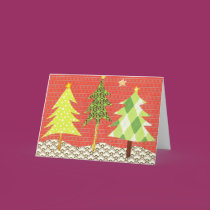 Patterns of Christmas cards