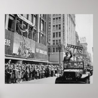 Patton in Victory Parade print