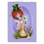 "Patty Cat" Card - Purple