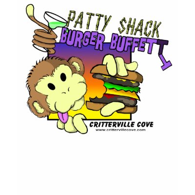 Patty Shack Burger Buffet(t) T Shirts by surfpir8