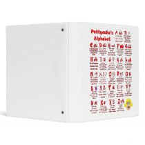 Pattycake's Alphabet binders