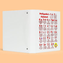 Pattycake's Alphabet binders