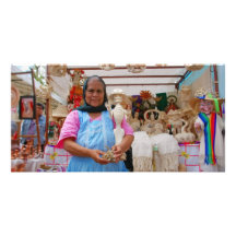 Patzcuaro Tianguis, Photo Card