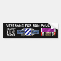 Paul 3ro infantería 18 de noviembre de 2011 etiqueta de parachoque