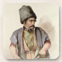 Paul - A Georgian from Tiflis, 1852 Coasters