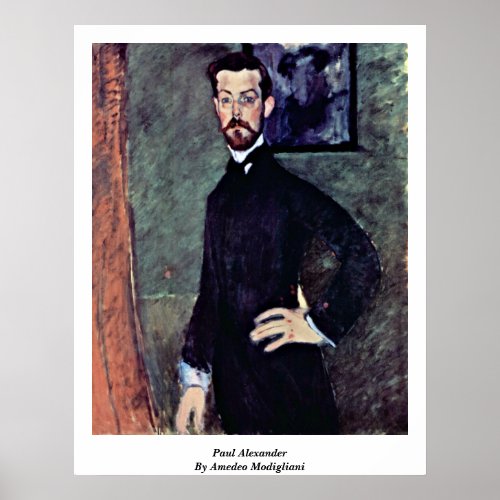 Paul Alexander By Amedeo Modigliani Posters