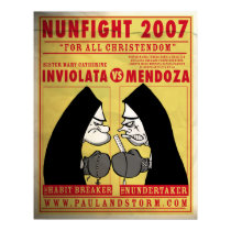Paul and Storm's Nun FIght posters by jawboneradio Paul and Storm's Nun FIght posters