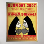 Paul and Storm's Nun FIght Print