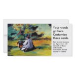 Paul Cezanne A Painter at Work impressionist art Photo Card Template