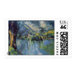 Paul Cézanne - Annecy Lake Postage