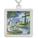 Paul Cezanne - Bathers 4 Custom Necklace