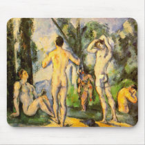 Paul Cezanne - Bathers in Open Air Mousepads