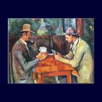 Paul Cézanne, Les joueurs de carte (Postcard) postcards