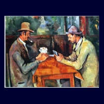 Paul Cézanne, Les joueurs de carte (Postcard) postcards